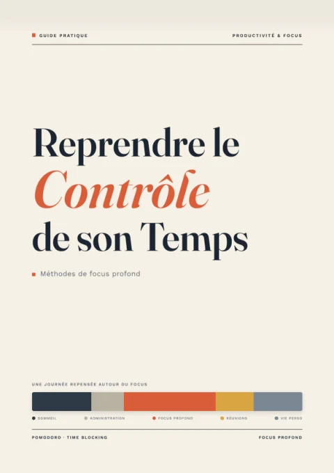 Ebook «&nbsp;Reprendre le contrôle de son temps&nbsp;»